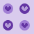 circle hearts