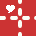 dotted line heart