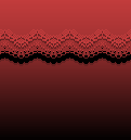 red black lace