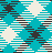 teal plaid