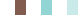 brown teal stripe