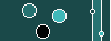 teal dots