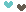 gray teal hearts