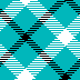 teal plaid
