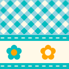 gingham flowers