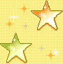 green orange stars