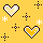 sparkly heart