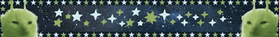 alien cats and stars