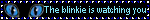 the blinkie is watching you