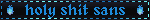 holy shit sans