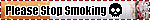 please stop smoking