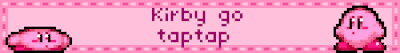 kirby go tap tap