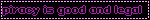 piracy is good and legal