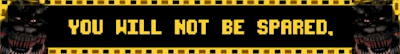 you will not be saved you will not be spared