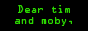dear tim and moby where the fuck is my weed