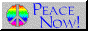 peace now! button