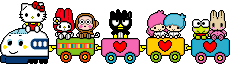 sanrio train