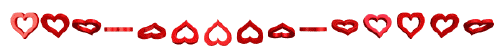 rotating red hearts divider