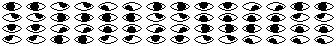 blinking eyes