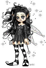 black and white elf