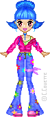 flower jeans