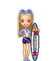 surf barbie