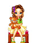 girl with teddy bear