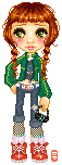 green jacket
