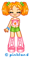 orange pink green