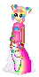 pink and rainbow raver