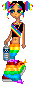 rainbow buns