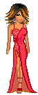 red dress
