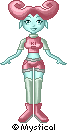 teal alien