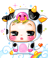 sleepy cow
