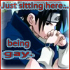 just sitting here being gay