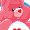 dark pink care bear