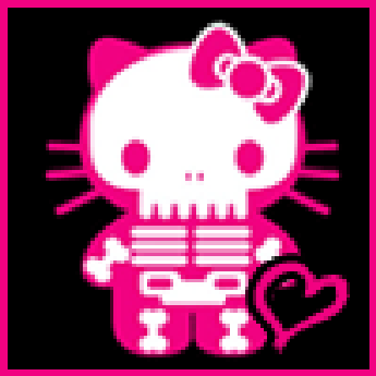 hello kitty skeleton