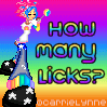 how many licks