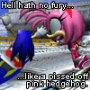 hell hath no fury like a pissed off pink hedgehog