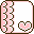 ruffle heart