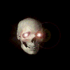 spinning skull