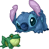 stitch frog