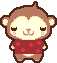 monkey with shirt