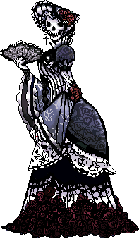 skeleton lady