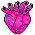 glitter heart