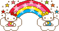 hello kitty rainbow