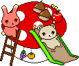 mushroom slide