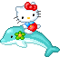 hello kitty dolphin