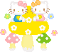 hello kitty and mimmy mushroom