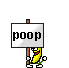 banana poop